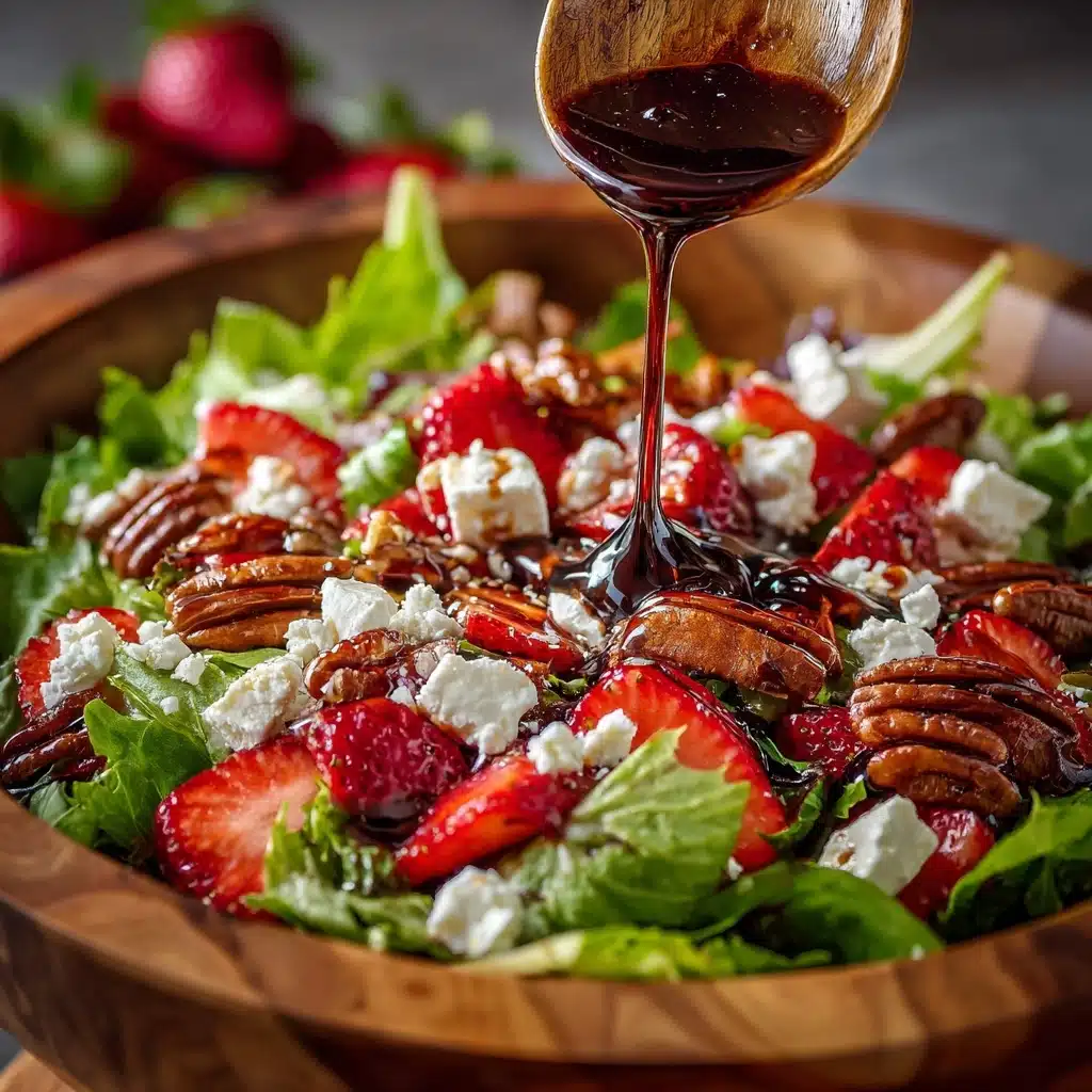 Spinach Strawberry Salad with Pecans Recipe