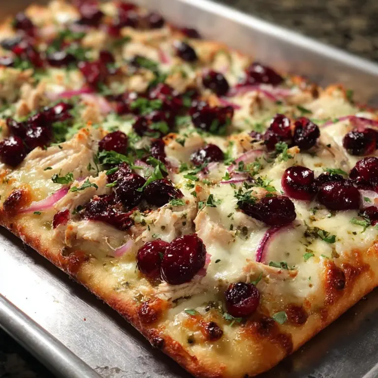 Cranberry Chicken & Brie Pizza Recipe