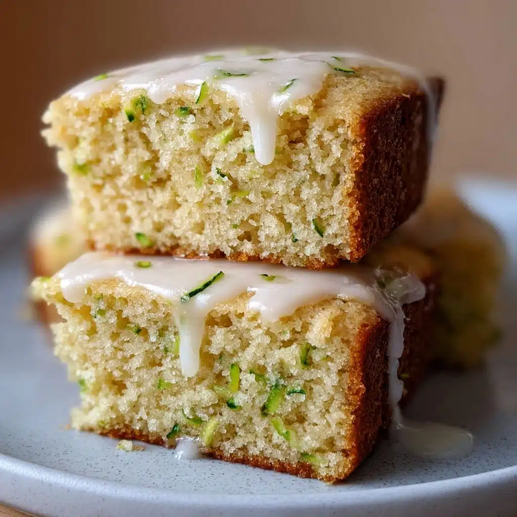 Delicious Lemon Zucchini Bars with Glaze Recipe - Recipe Image