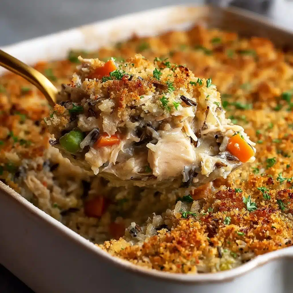 Chicken Wild Rice Casserole Recipe - Recipe Image