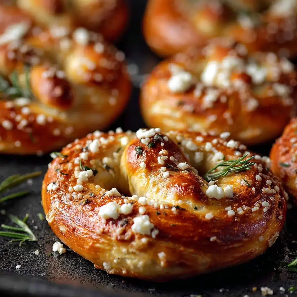 Rosemary Parmesan Mozzarella Pretzels Recipe - Recipe Image