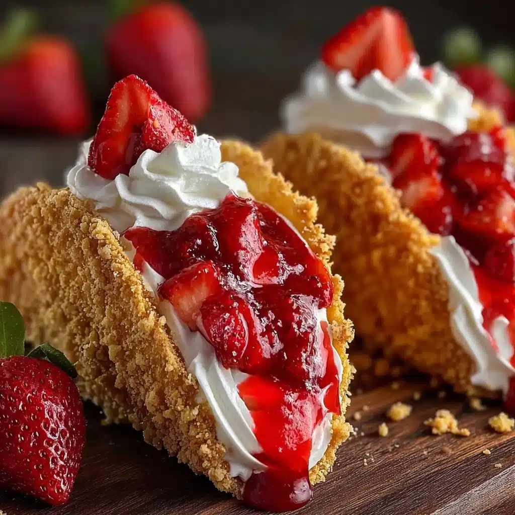 Strawberry Crunch Cheesecake Tacos Recipe - Recipe Image