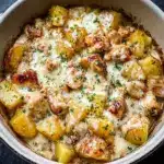 Slow Cooker Garlic Parmesan Chicken and Potatoes Recipe