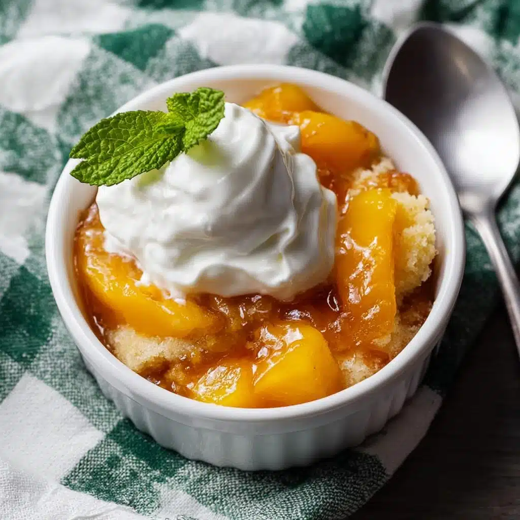 The Best Peach Cobbler Recipe