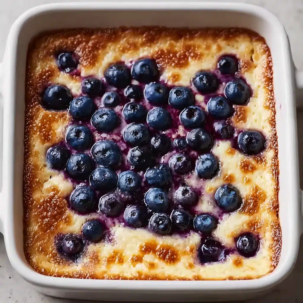 Blueberry Cottage Cheese Breakfast Bake Recipe