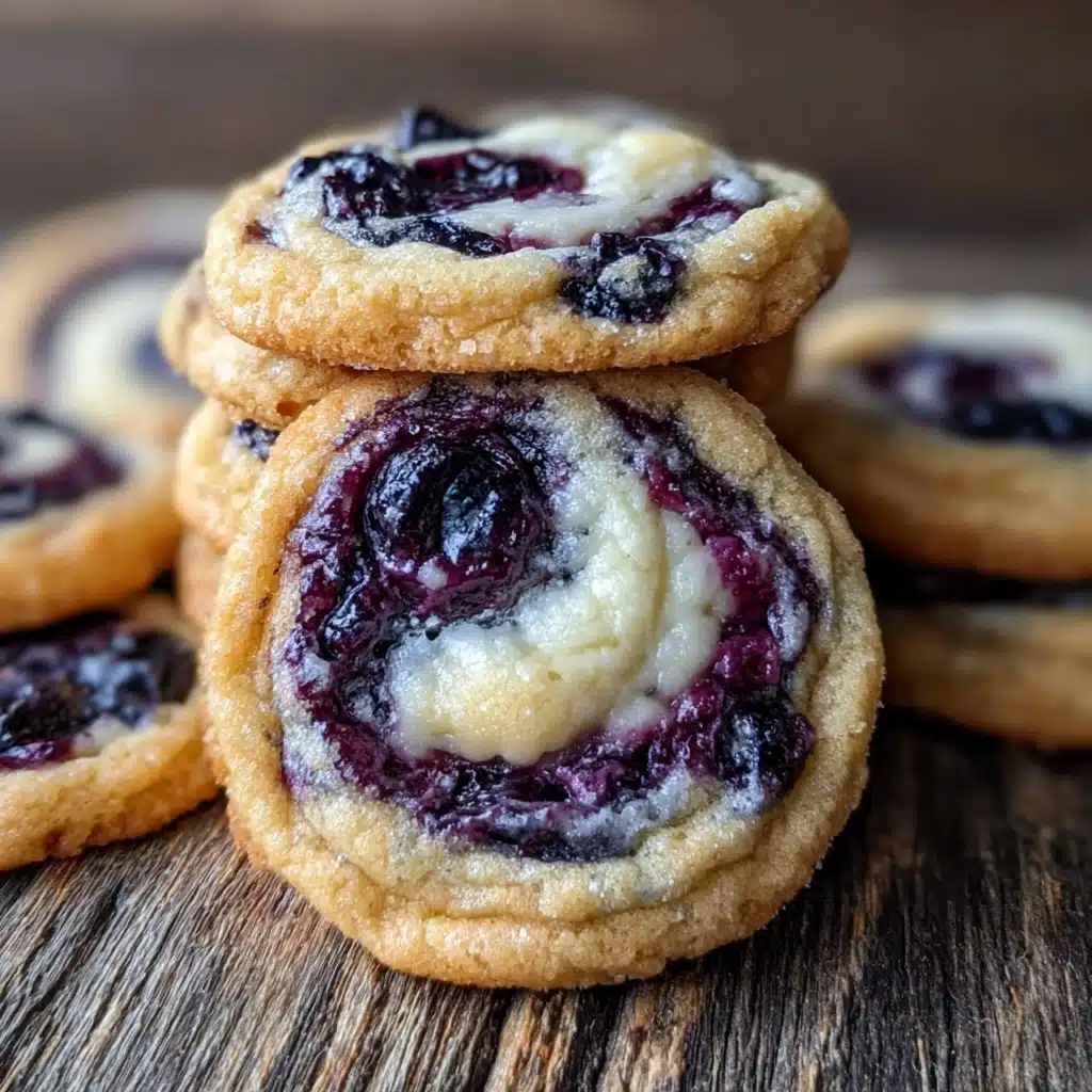 Blueberry Cheesecake Swirl Cookies Recipe - Recipe Image