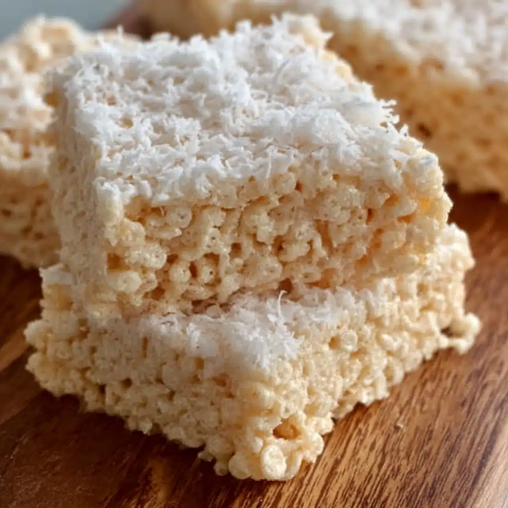 Coconut Lover's Rice Krispy Treats Recipe - Recipe Image