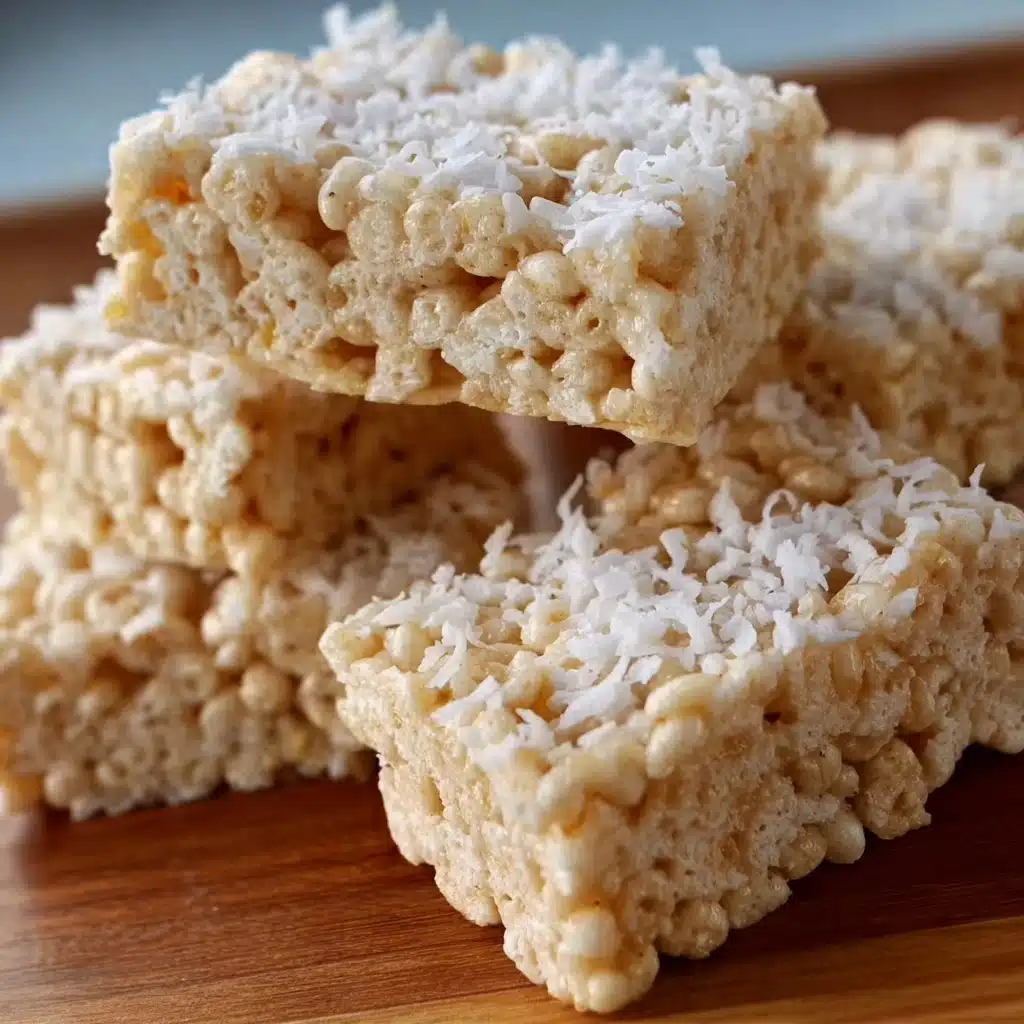 Coconut Lover's Rice Krispy Treats Recipe - Recipe Image