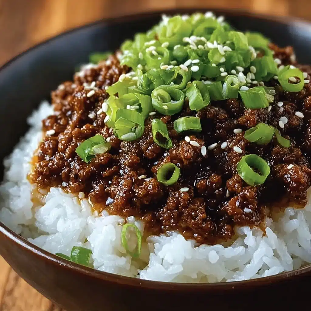 Korean Ground Beef Bowl: An Amazing Ultimate Recipe - Recipe Image