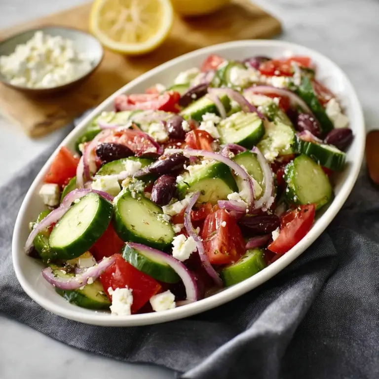 Greek Cucumber Salad Recipe
