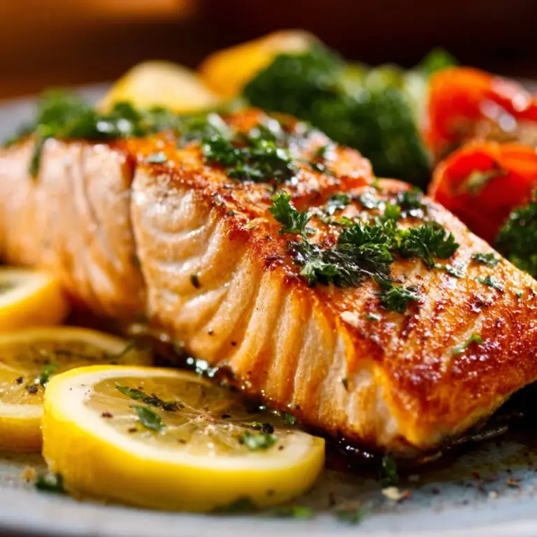 Texas Roadhouse Style Baked Salmon Recipe