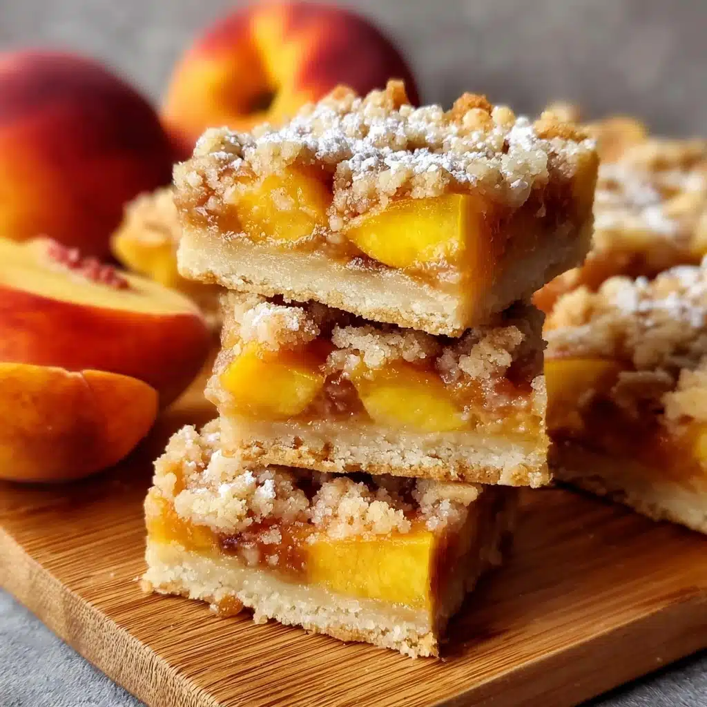 Heavenly Summer Peach Bars: A Sweet Slice of Sunshine Recipe - Recipe Image