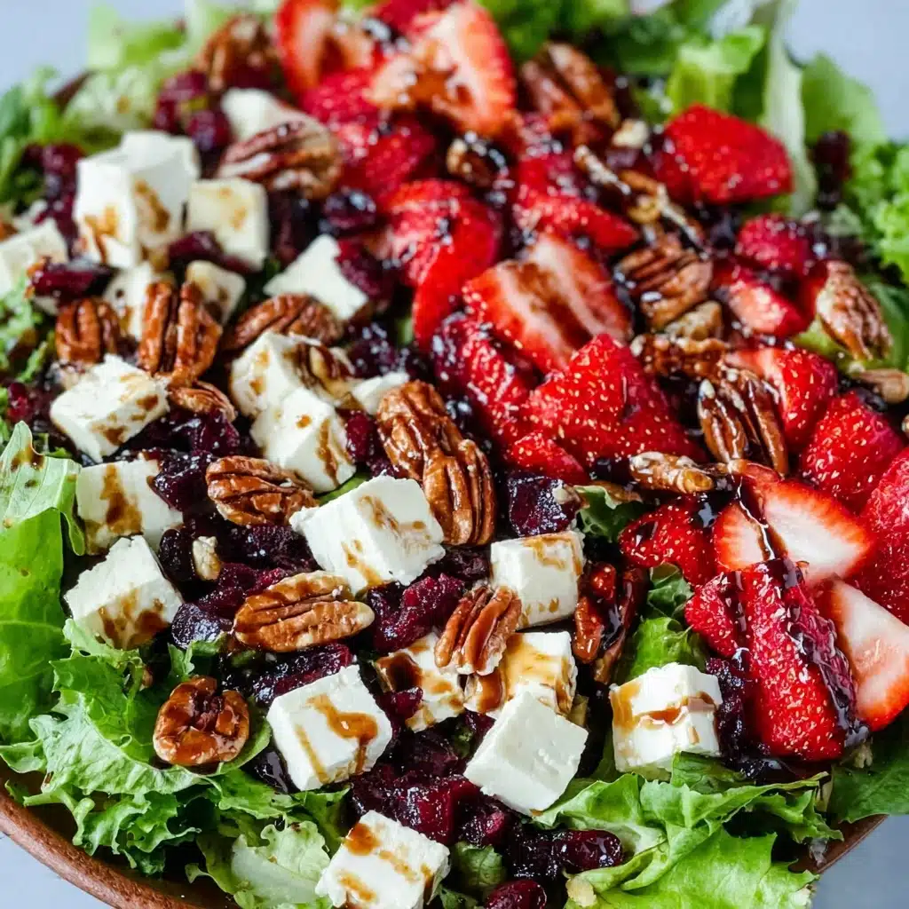 Spinach Strawberry Salad with Pecans Recipe - Recipe Image