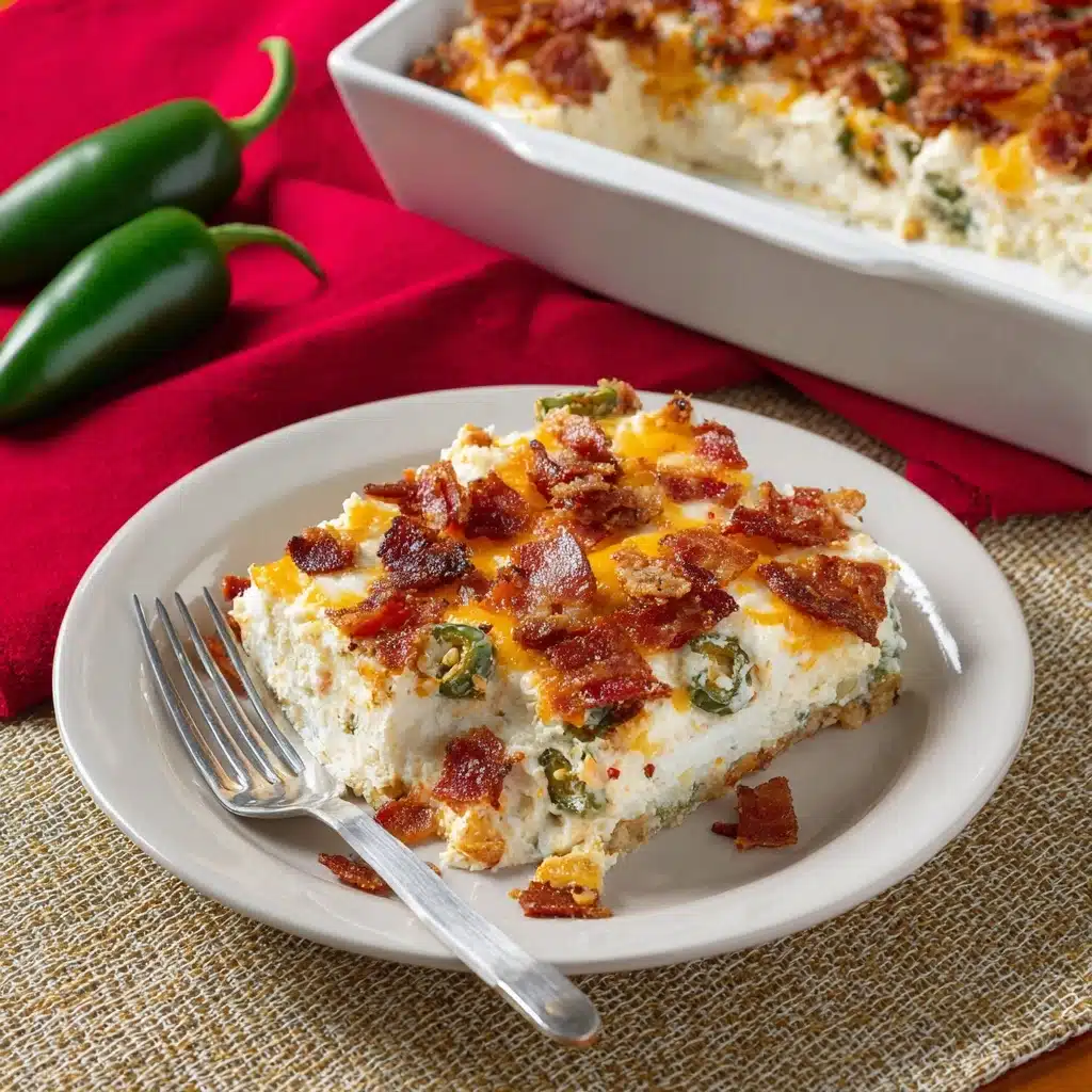 Keto Jalapeno Popper Casserole Recipe - Recipe Image