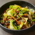 Chinese Ground Beef and Cabbage Stir Fry Recipe