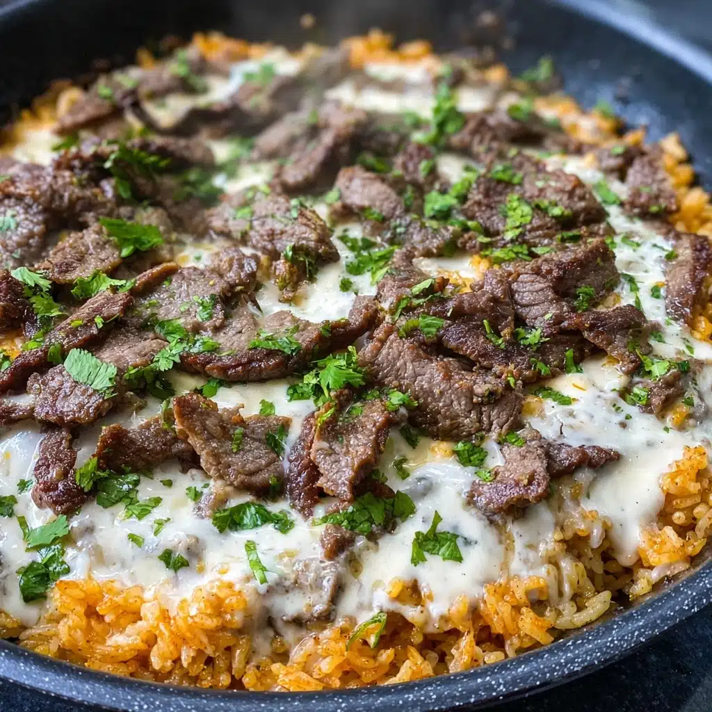 Steak Queso Rice Recipe - Recipe Image