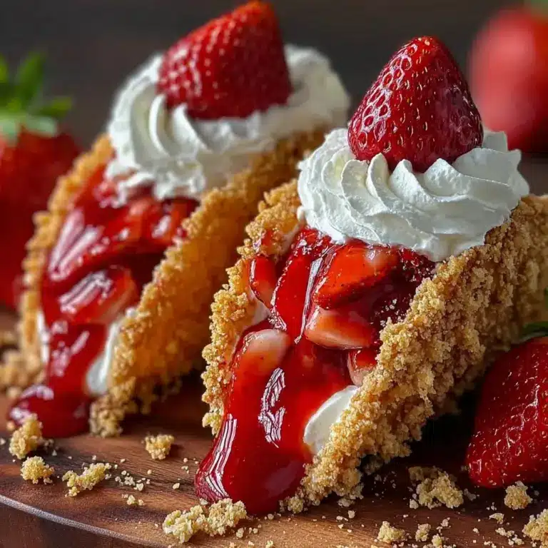 Strawberry Crunch Cheesecake Tacos Recipe