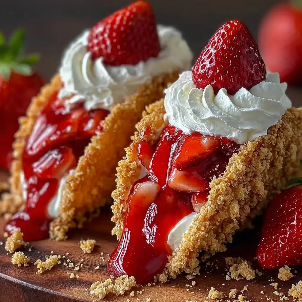 Strawberry Crunch Cheesecake Tacos Recipe - Recipe Image