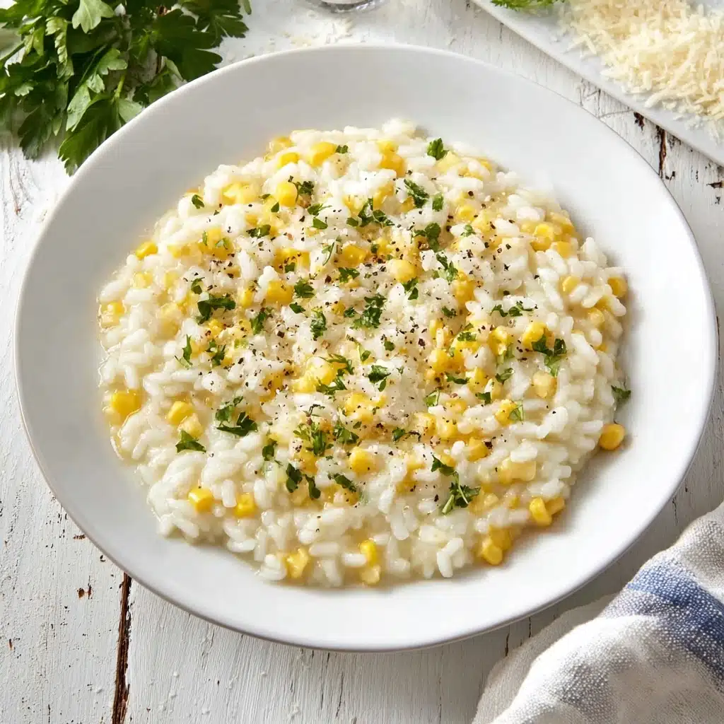 Sweet Corn Risotto Recipe - Recipe Image