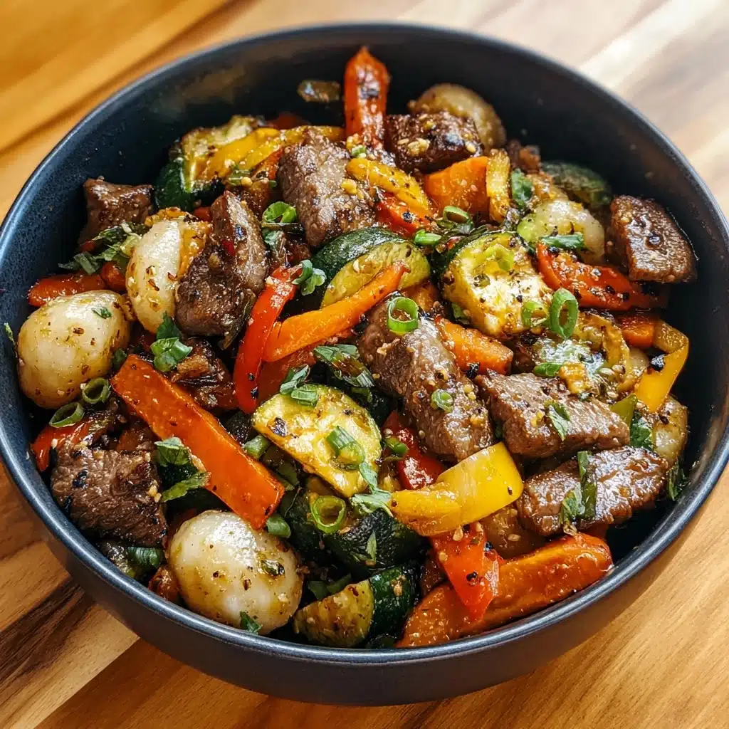 Easy Blackstone Cowboy Stir Fry Dinner Recipe - Recipe Image