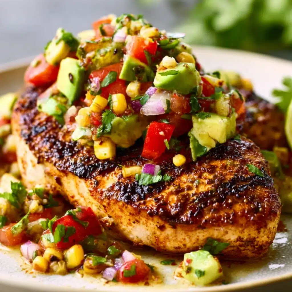 Fiesta Lime Chicken Recipe with Avocado Recipe - Recipe Image
