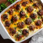 Dump-and-Bake Meatball Casserole Recipe
