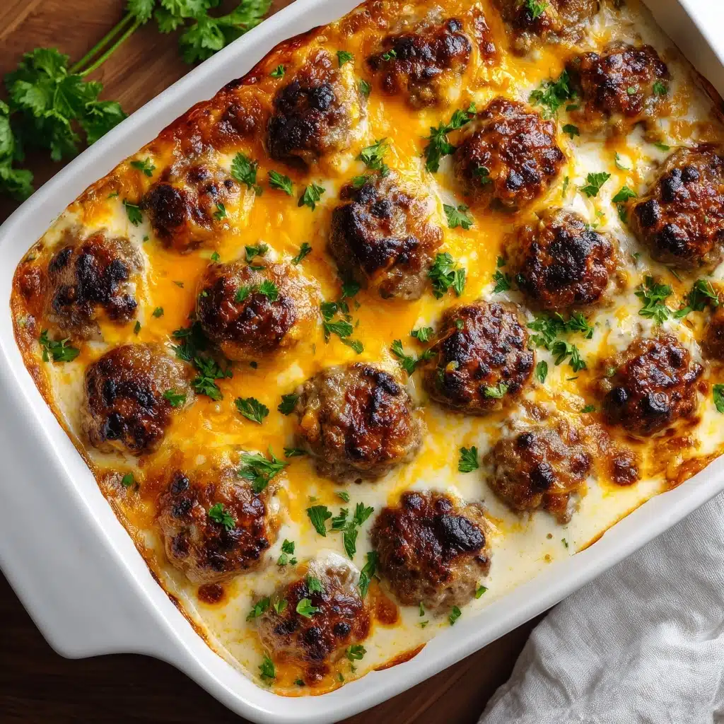 Dump-and-Bake Meatball Casserole Recipe - Recipe Image