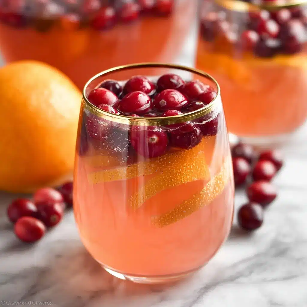 Cranberry Orange Margarita Sangria Recipe - Recipe Image