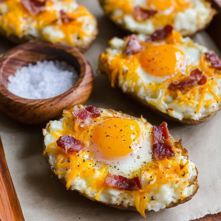 Twice Baked Loaded Breakfast Potatoes Recipe
