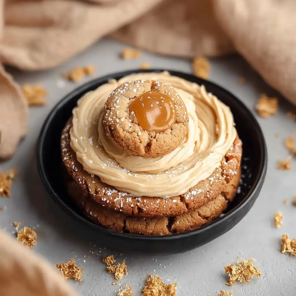 Salted Caramel Cheesecake Cookies Recipe - Recipe Image