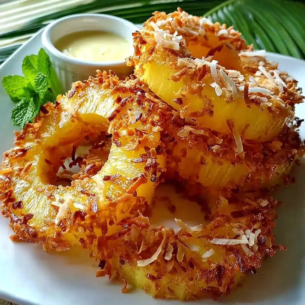 Fried Pineapple Rings – Tropical Snack Recipe