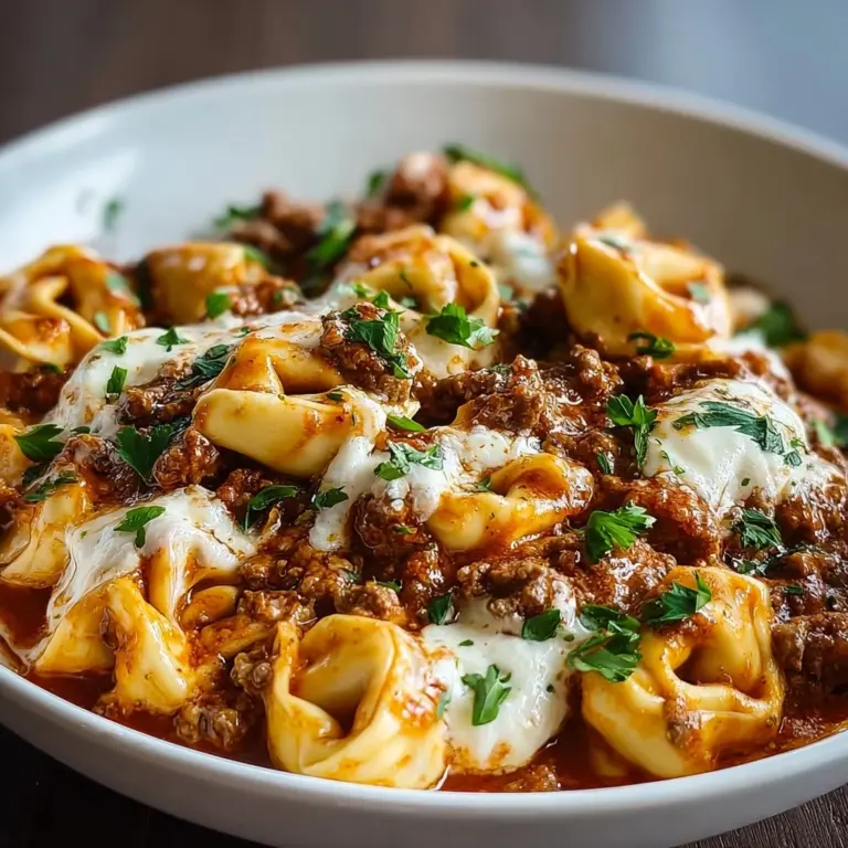 Irresistible Beefy Tortellini Bake for Cozy Nights Recipe