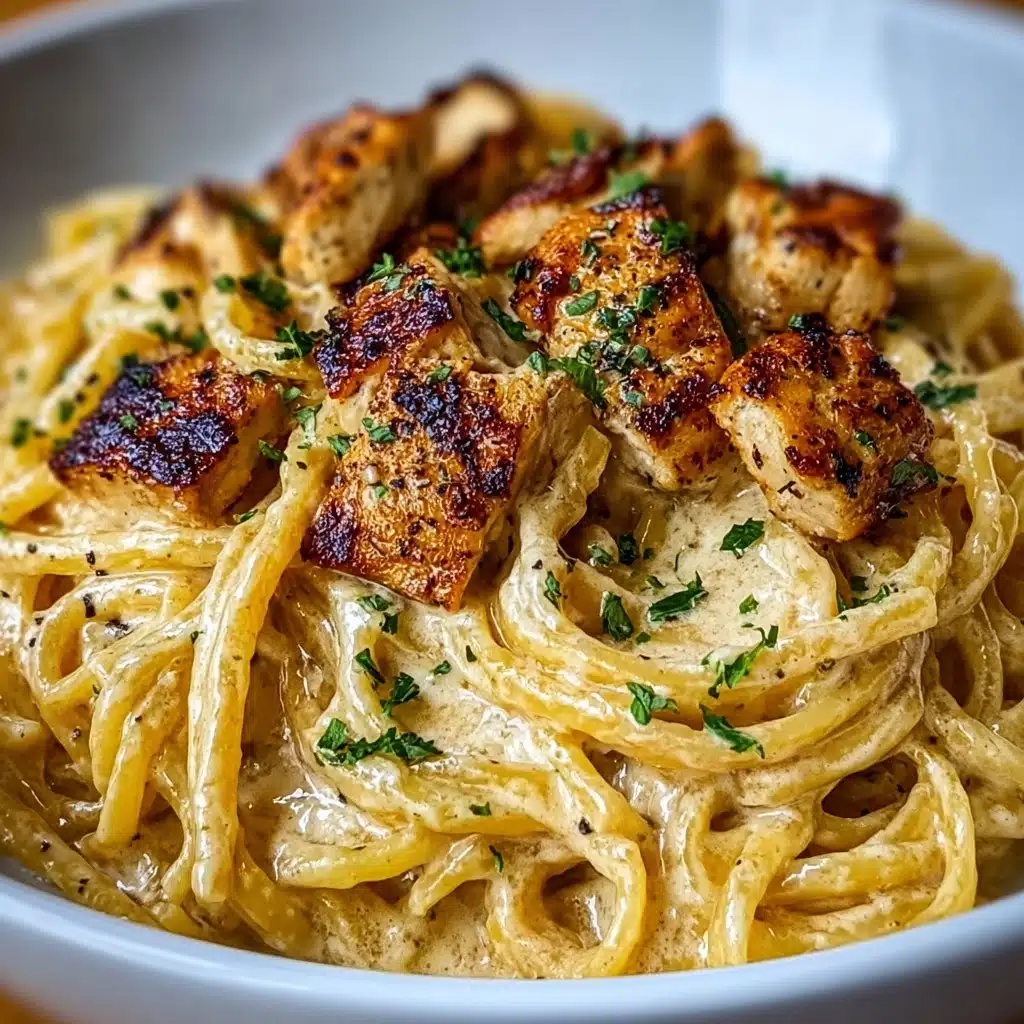 the best Cowboy Butter Chicken Linguine Recipe - Recipe Image