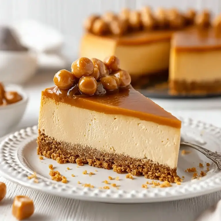 Loaded Butterscotch Cheesecake Recipe
