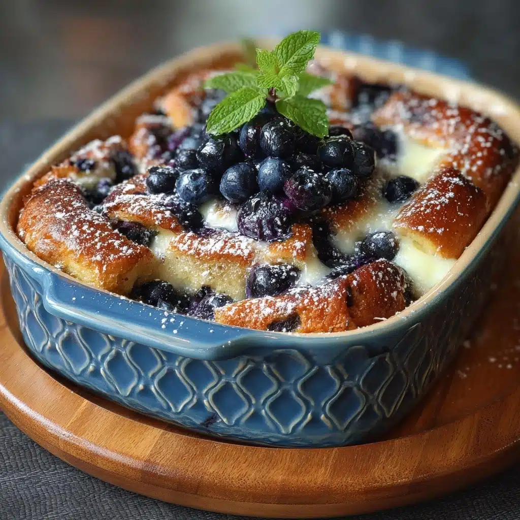 Blueberry Buttermilk Pancake Casserole Recipe - Recipe Image