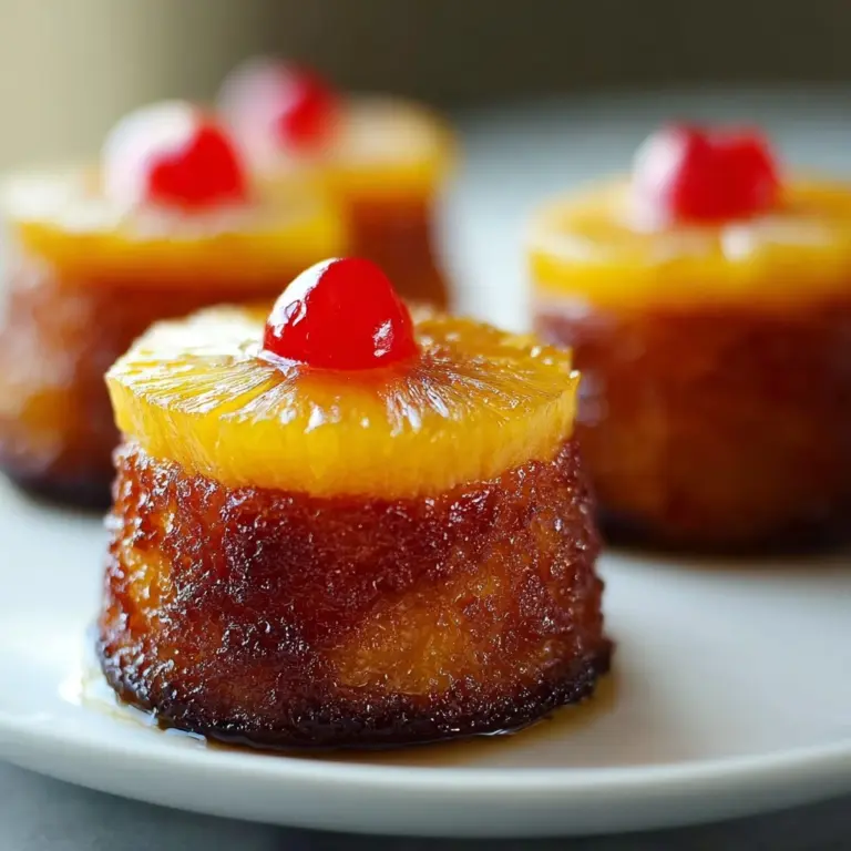 Delightful Mini Pineapple Upside Down Cakes Recipe