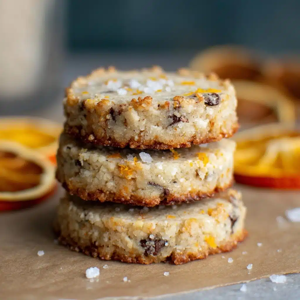 Dark Chocolate Orange Shortbread Cookies Recipe