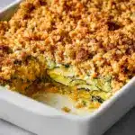 Ritz Cracker Zucchini Cheddar Casserole Delight Recipe