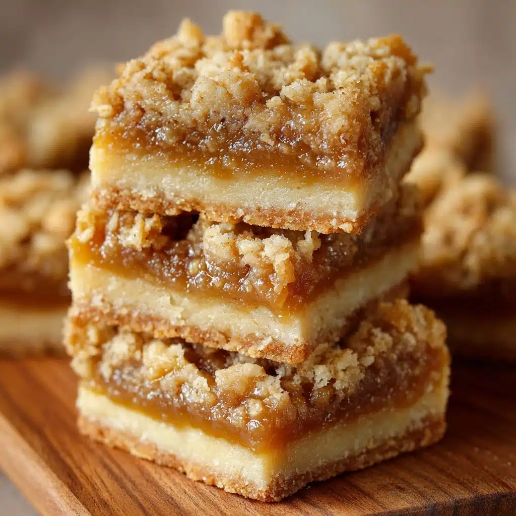 Apple Crisp Shortbread Bars Recipe