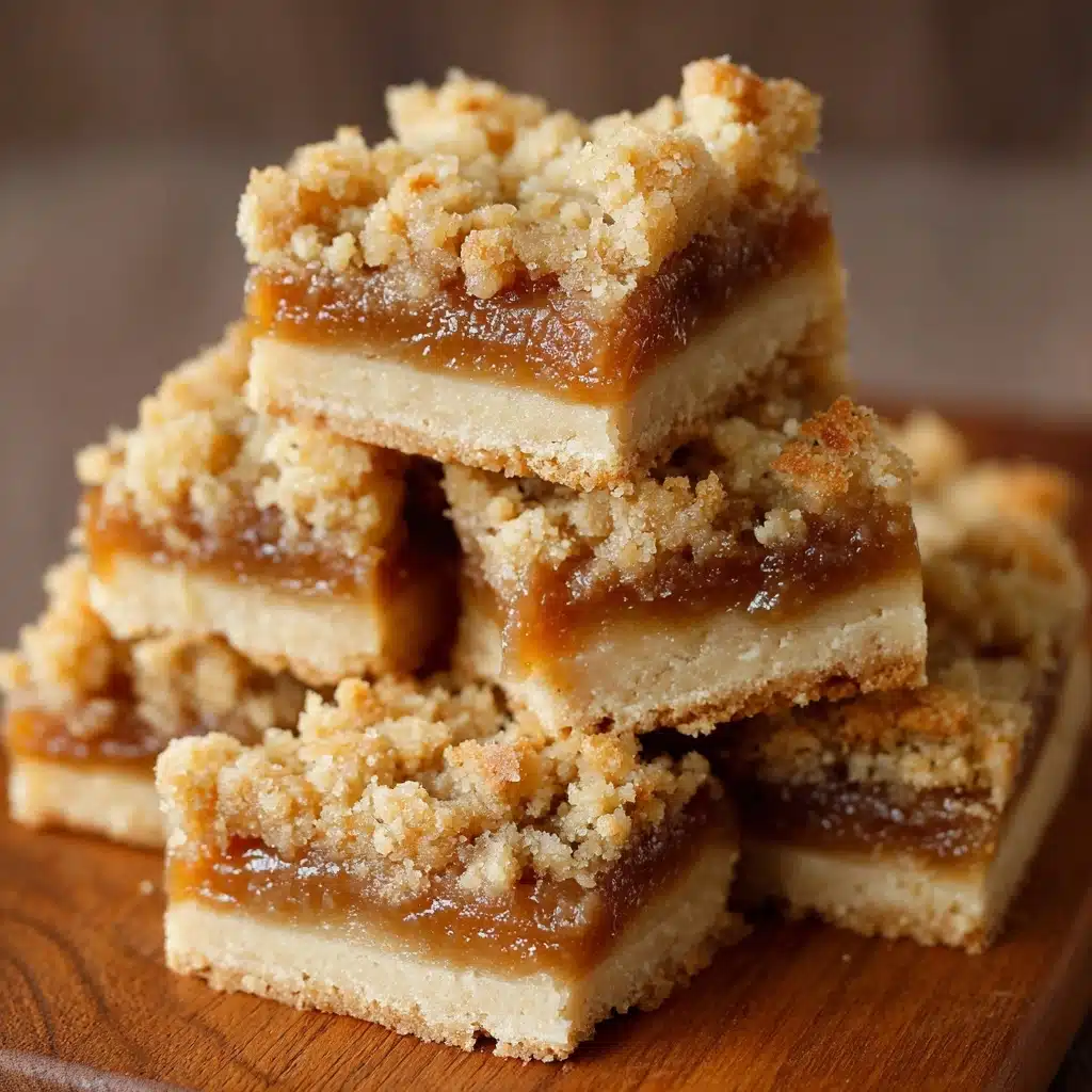 Apple Crisp Shortbread Bars Recipe - Recipe Image