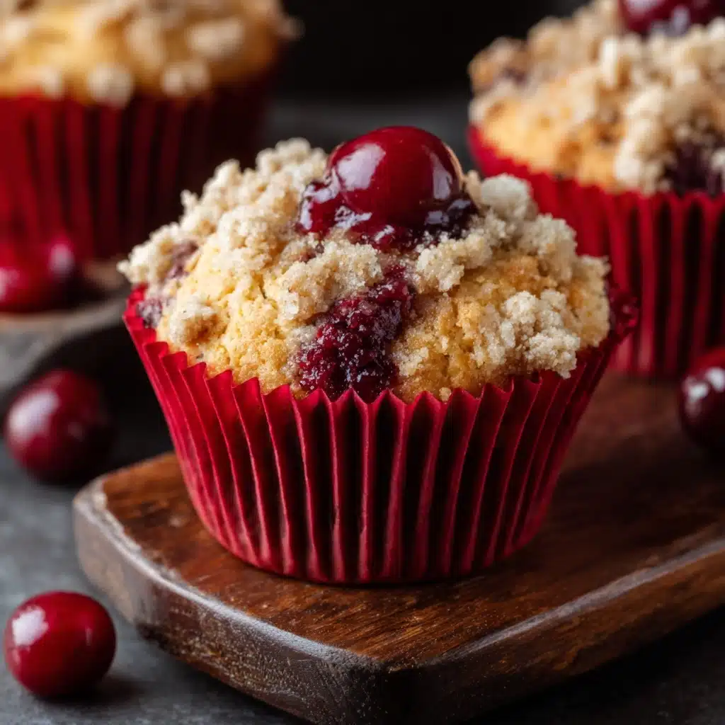 Cherry Cobbler Muffins Recipe - Recipe Image