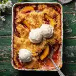 Old School Easy Brown Sugar Peach Cobbler Recipe