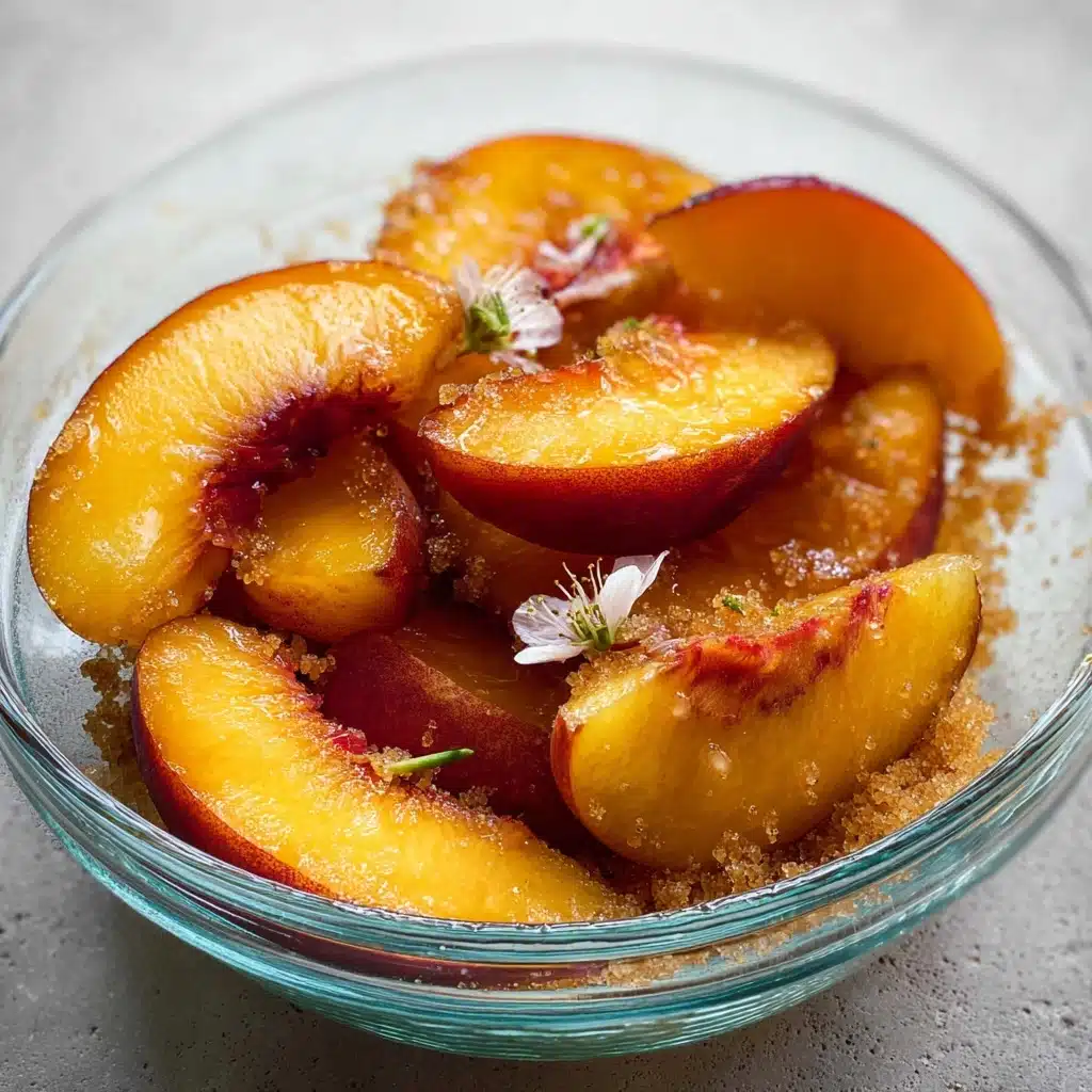 Old School Easy Brown Sugar Peach Cobbler Recipe - Recipe Image