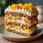 Pineapple Carrot Cream Cake : Moist & Tropical Recipe