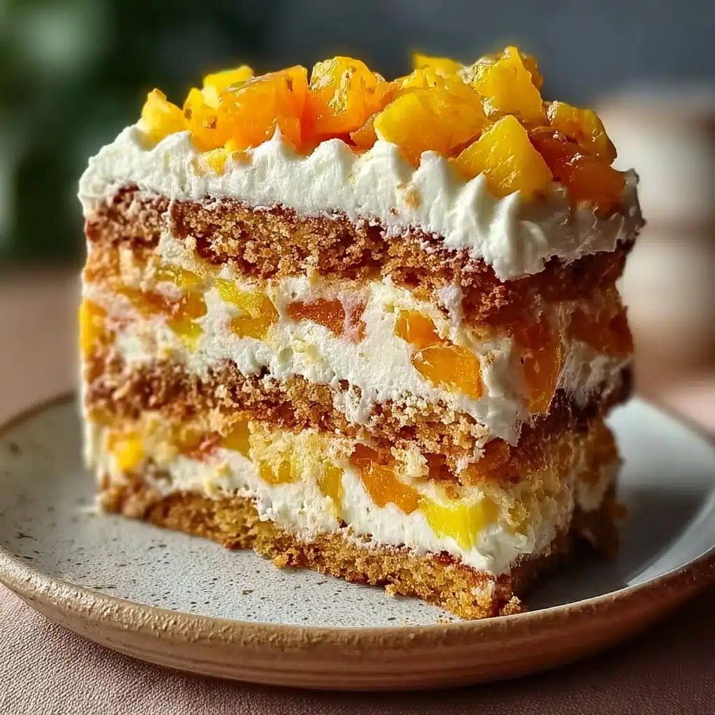 Pineapple Carrot Cream Cake : Moist & Tropical Recipe