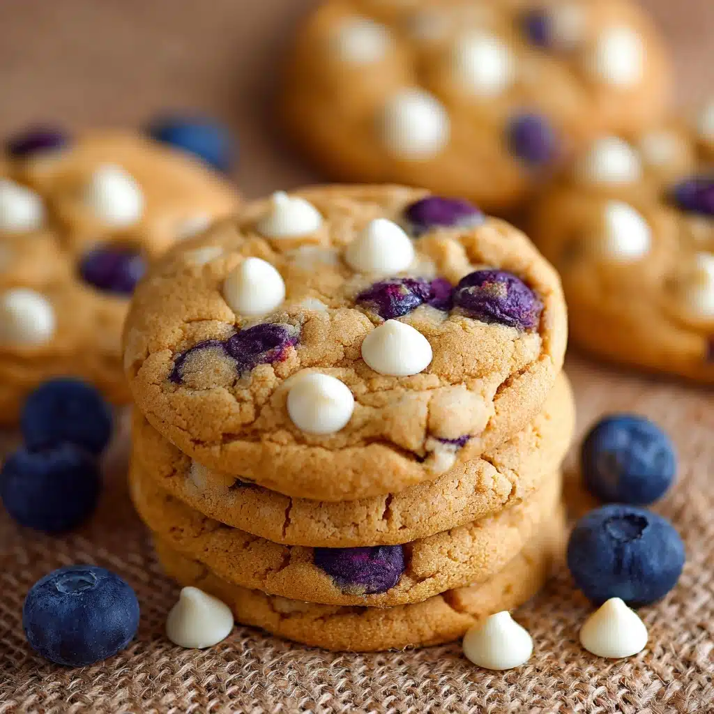 Blueberry White Chocolate Chip Cookies Recipe - Recipe Image