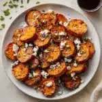 Delicious Honey Feta Sweet Potato Rounds Recipe