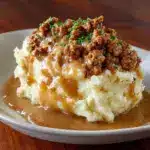 Cozy Hamburger Gravy Over Mashed Potatoes Recipe