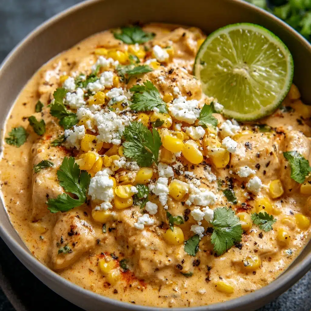 Slow Cooker Street Corn Chicken Recipe - Recipe Image