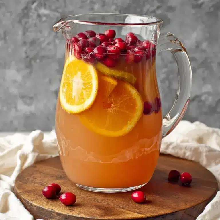 Cranberry Orange Margarita Sangria Recipe